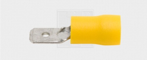 Flachsteckzunge 6,3 / 4,0-6,0mm², gelb