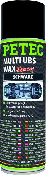 PETEC Multi UBS WAX schwarz 500 ml