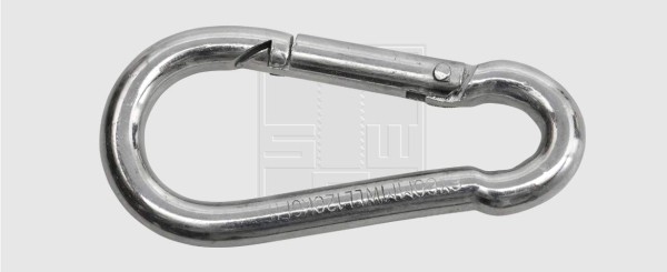 Karabinerhaken 6 x 60 mm verzinkt DIN 5299-C