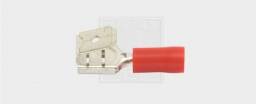 Flachsteckhülse Steckverteiler 6,3/0,5-1,5mm², rot