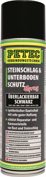 PETEC Steinschlag- &amp; Unterbodenschutz schwarz 500 ml