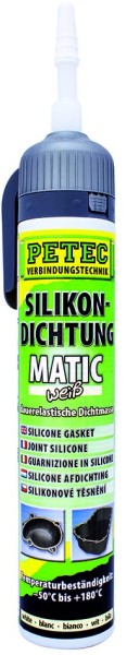 PETEC Silikondichtung MATIC weiß 200 ml