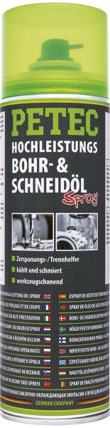 PETEC Hochleistungs Bohr- & Schneidöl Spray 500 ml